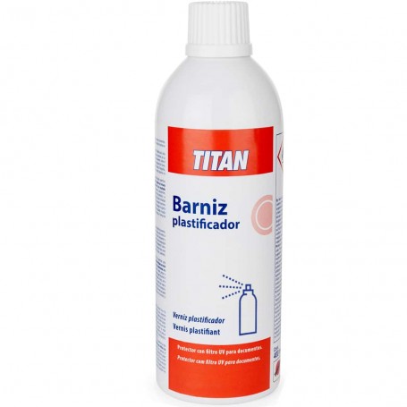 Barniz Spray Plastificador de Documentos de Papel Titan Arts