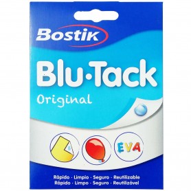 Bostik Blu-Tack Azul Masilla Adhesiva Reutilizable