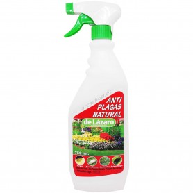 Anti Plagas Natural de Lazaro para Plantas, Líquido insecticida en pistola formulado a base de ingredientes naturales.