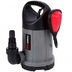 Bomba Sumergible 250W PowerPlus, bomba extractora de agua limpia piscinas y pozos.