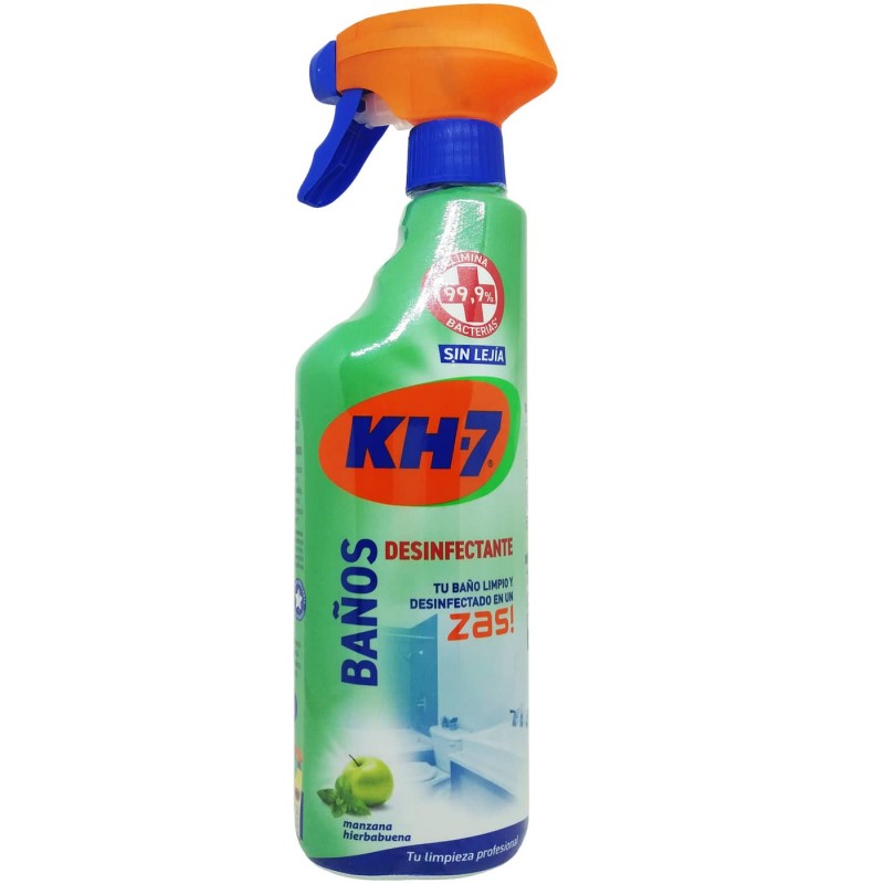 4 Envases de limpiador KH-7 Baños con aroma de manzana y