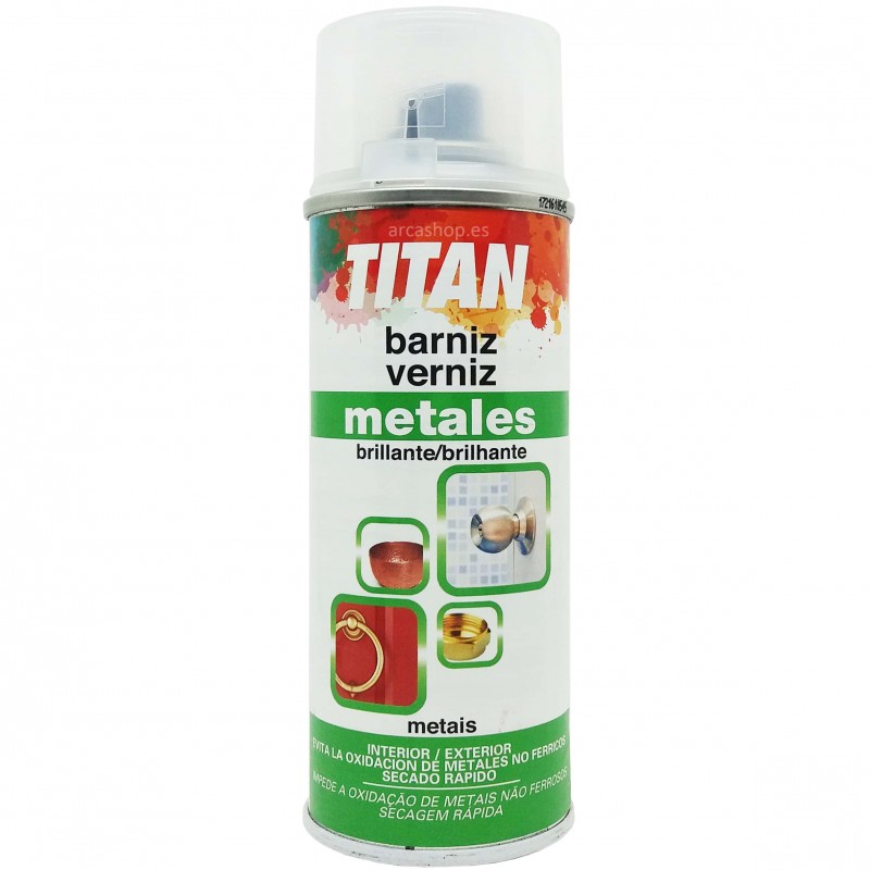 Spray Incoloro Brillante para Metales Titanlux