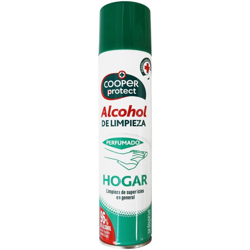 Alcohol de Limpieza Spray Cooper Protect 96º Alcohol en Spray