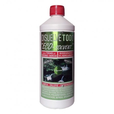 Disolvente Eco-Solvent, disolvente universal para pinturas y barnices, esmaltes, poliuretanos, acrílicos, clorocauchos, epoxis.