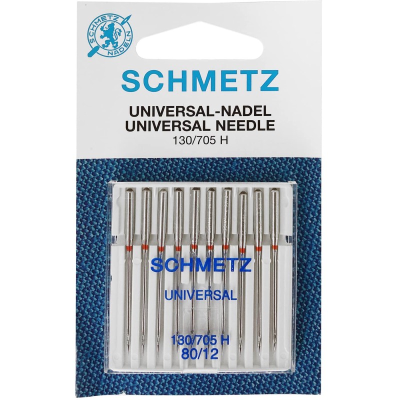 Agujas Schmetz Universal Nadel 130/705 H para Máquina de Coser