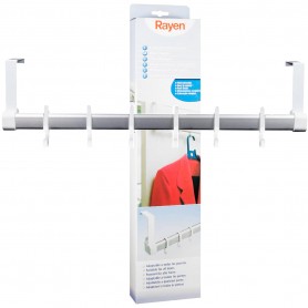 Colgador para puertas de 6 perchas, Rayen