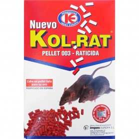 Raticida, rodenticida en pellet Ratas y Ratones, Kol-Rat.