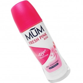 Desodorante MUM, Fresh Pink Rose Roll-on.