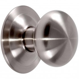 Pomo Acero Inoxidable Liso PP2 Micel 11904, pomo para puertas en exteriores.