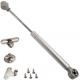 Pistón a gas abatible para campañas y muebles.