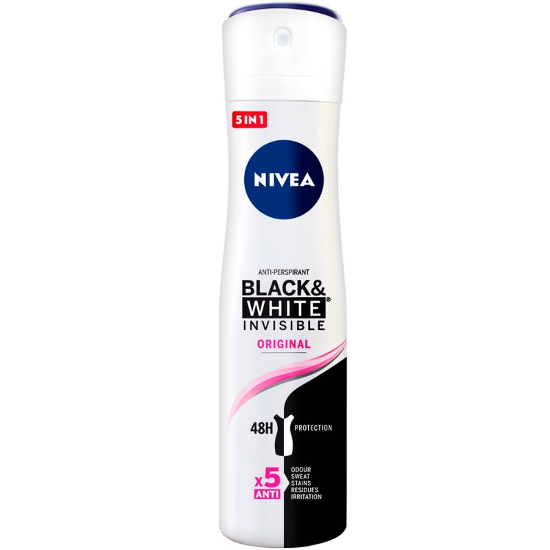 Desodorante Nivea Black & White Invisible Spray