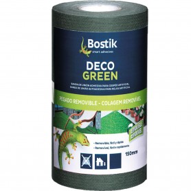 Banda Adhesiva para césped artificial, removible, Deco Green Bostik.