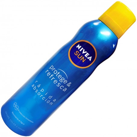 NIVEA Spray Protege y Refresca Protección Solar UVA UVB