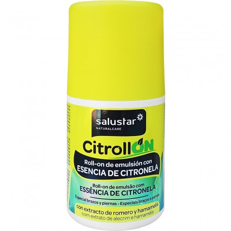 Barra Repelente mosquitos, Citrollón, Roll-on de emulsión con esencia de Citronela.
