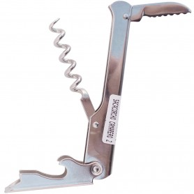 Sacacorchos Abridor Metálico tipo Navaja.