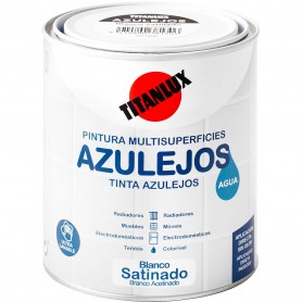 Esmalte al Agua Satinado para Azulejos de Baño y Cocina, marca Titanlux.