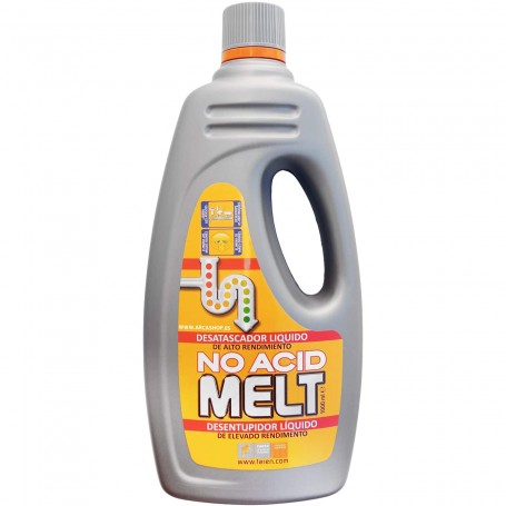 Desatascador Melt, potente desatascador de lavabos, fregaderos, tuberías, desagües. Envase 1 litro.