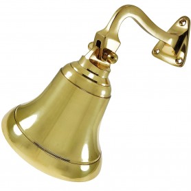 Campana de pared de latón brillo Ø 100 mm