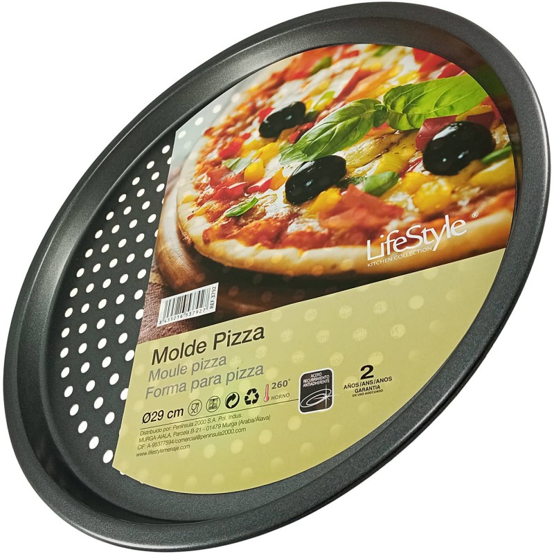 Molde para Pizzas Ø 29 cm perforada y antiadherente, LifeStyle