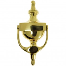 Llamador Puertas Mod. Victoriano latón brillo Ø 200 mm.