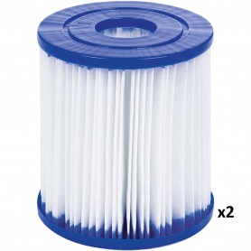 Cartuchos para filtros de bombas de limpieza de aguas de piscinas Bestway, filtro pequeño, mediano y grande.