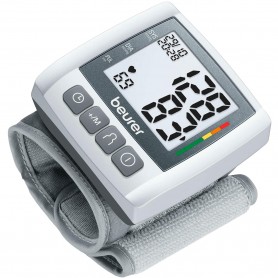 Tensiómetro Muñeca Digital, Beurer BC 30, Tensiómetro para muñecas de 13,5 a 19,5 cm, medición presión arterial automática.