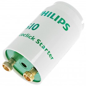 Cebador para Tubos Fluorescentes, Philips S10 4 W hasta 65W Lighting starter 220/240 W, 4 W, 6 W, 8 W,15 W,18 W, 22W.
