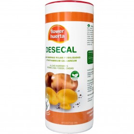 Conservapatatas Desecal Flower Anti Germinativo 400 grs, previene de la polilla y grillado.