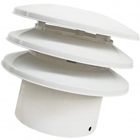 Sombrerete Ø 110 mm, Cortavientos, Terminación para salida de Gases y humos en cocinas y chimeneas. 070128 ALUPRACTIC/111