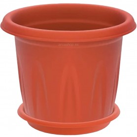 Macetas de Plástico para Plantas en Patios y Jardín, Modelo Florencia, Practiline