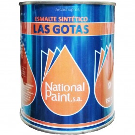 Esmalte Sintético Brillante, pintura al disolvente color blanco, negro, verde mayo, verde carruajes.