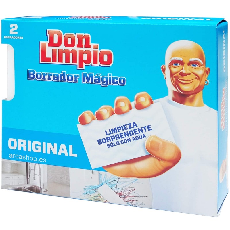 Borrador Mágico Don Limpio Original limpieza Hogar y Jardín. Don Limpio borrador mágico es una esponja quitamanchas.