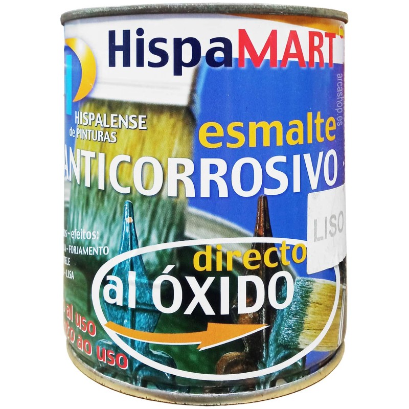 Esmalte Antioxidante Liso Directo al Metal HispaMart Brillante