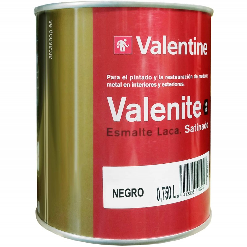 Valentine Valenite BS Esmalte Laca Satinada Negro.