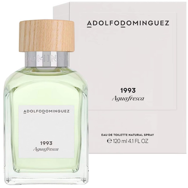 1993 Agua Fresca de Adolfo Dominguez, EDT aroma para regalar a hombres, 120 ml.