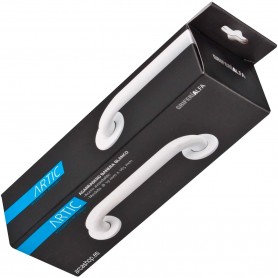 Agarradero para Aseo (Bañera o Ducha) Acero inox. lacado en Blanco, agarradero para seguridad y agarre en baño y ducha.