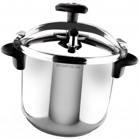 Olla Cocina Magefesa 6 litros, 8 litros y 10 litros, mod. Star Recta. Olla Magefesa Star Recta Acero Inoxidable.