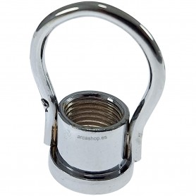 Tija de Sujeción para Lámparas (color plateado, niquelada, cromada, brillo)