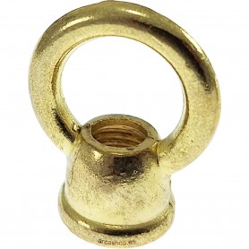 Tija para Lámparas de Techo Dorada Latonada