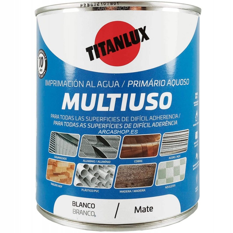 Pintura Multiusos Antioxidante Titanlux al Agua (todo terrero titanlux)