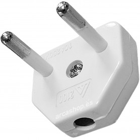 Enchufe Sencillo Macho Toma Lateral 10A 25 V (Clavija macho)