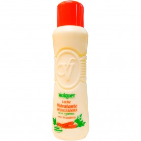 Leche Bronceadora Zanahoria Valquer, factor 20, factor 30 y factor SPF 50.