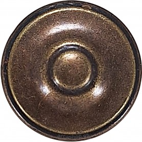 Pomo Ø 25 mm Zamak Cobre Viejo para Muebles - Nesu 216818