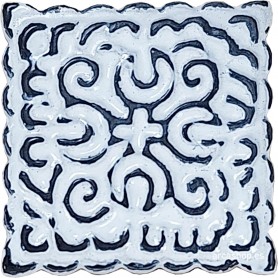 Pomo Vintage Cuadrado 32 x 32 mm Blanco Mate para Muebles - Nesu 561BL