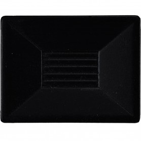 Pomo Tirador Rectangular 35 x 46 mm Negro Mate para Muebles - Nesu 388NE