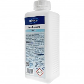 Sosa Caustica Dirna (en perlas, antes Sosa Caustica en Escamas Dirna) Bote 1 kg.