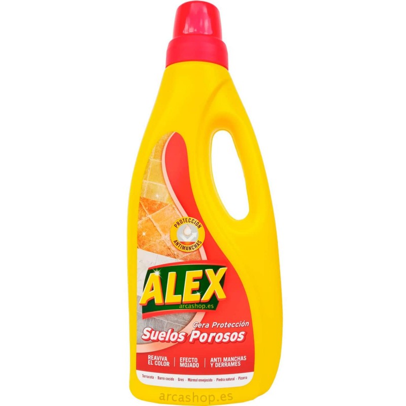 Cera Alex Suelos Porosos 750 ml (Bote Rojo - Liquido no Rojo)