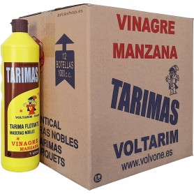 Voltarim Tarimas, fregasuelos limpiador de tarimas flotantes y maderas, Caja 12 Botes 1 Litro.