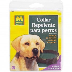 Collar para Perros con Repelente Antiparásitos contra pulgas, garrapatas, mosquitos (previene leishmaniosis).