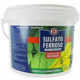 Alcaparrosa - Sulfato Ferroso para las plantas, bote 1,5 kg.